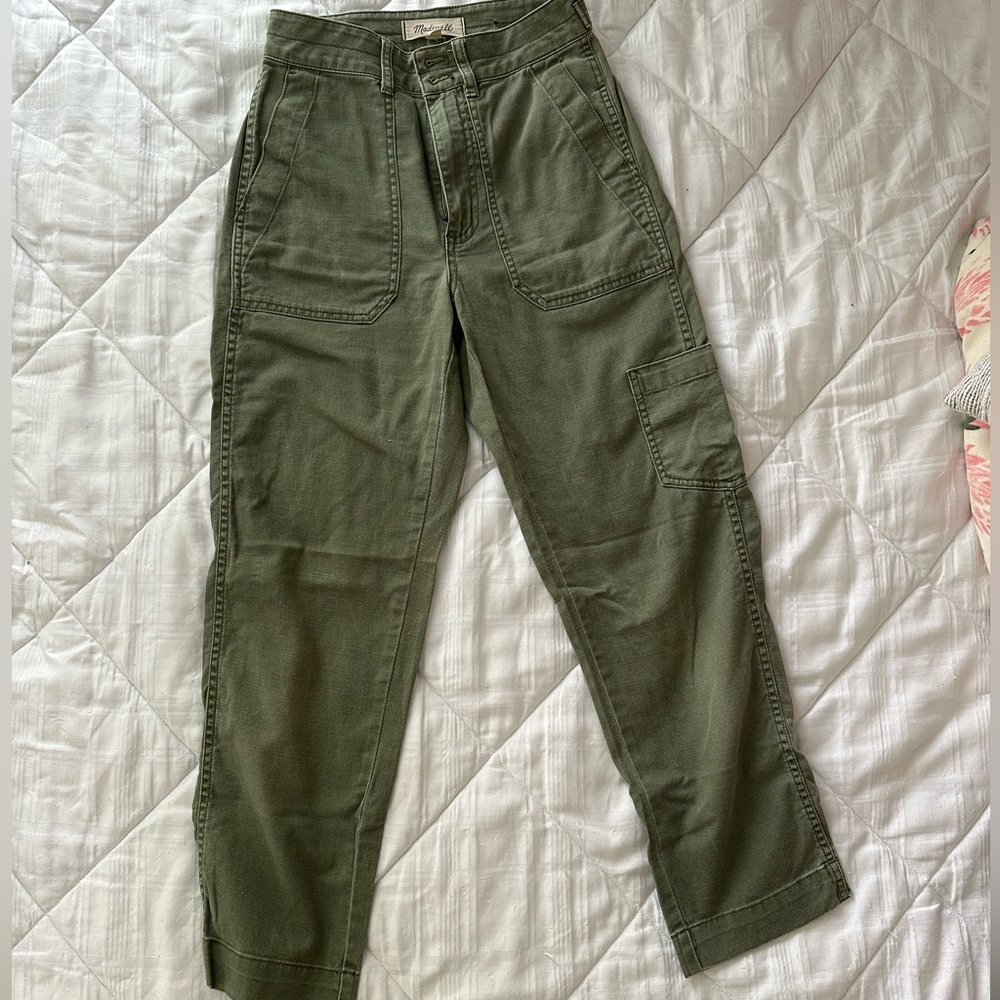 Madewell Green Cargo Pants